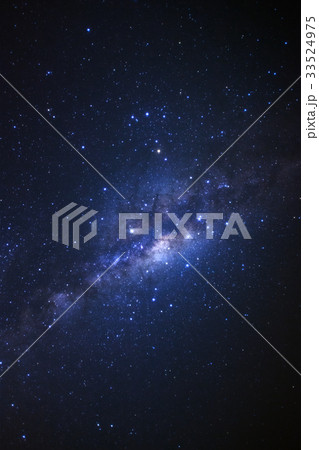 Milky way galaxy with stars and space dust  33524975