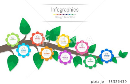 Infographic design elements with 9 options Infographic design elements with 9 options 33526439
