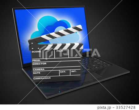 3d illustration of laptop computer  3d illustration of laptop computer  33527428