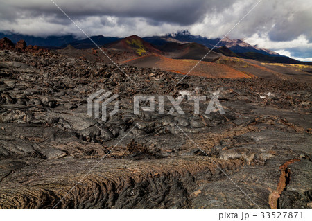 Frozen lava of Tolbachik volcano, Kamchatka Frozen lava of Tolbachik volcano, Kamchatka 33527871
