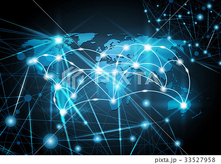 ネットワーク背景 33527958