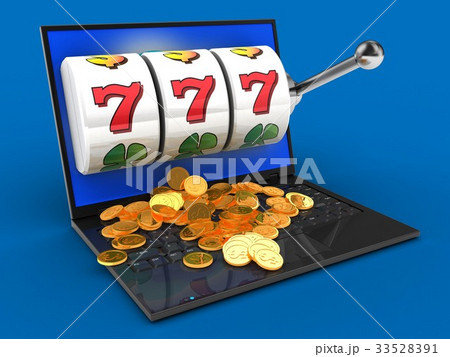 3d illustration of laptop computer 3d illustration of laptop computer 33528391