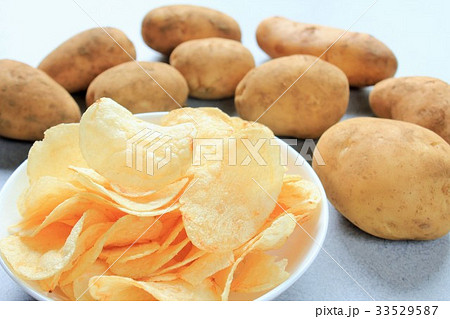 ポテトチップスとじゃがいも 33529587