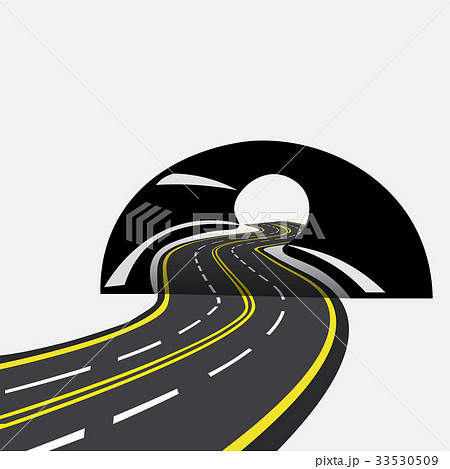 The road in the future passes through the tunnel 33530509