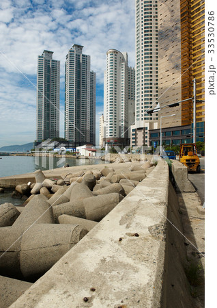 高層ビル 海 釜山 33530786
