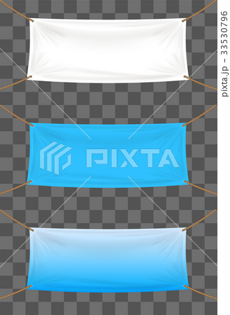 vinyl banners backdrop on transparent background  33530796