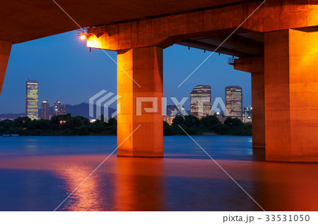 西江大橋 ソウル 夜景 33531050