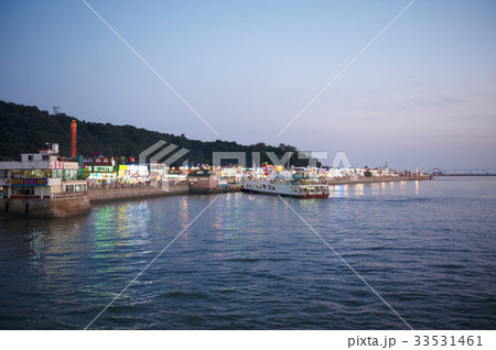 夜景 月尾島 クルーズ 33531461