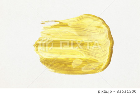 Gold watercolor texture paint stain abstract 33531500