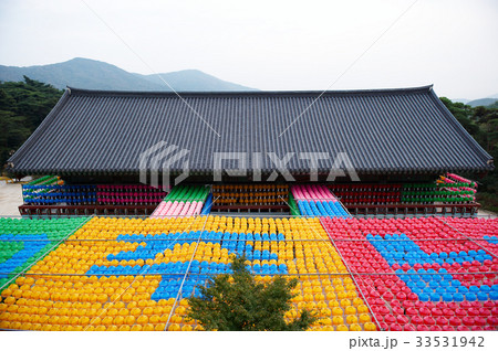 修徳寺 提灯 一列 33531942