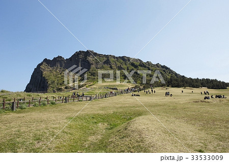 観光客 観光地 城山日出峰 33533009