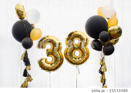 Decoration for 38 years birthday, anniversary Decoration for 38 years birthday, anniversary 33533480