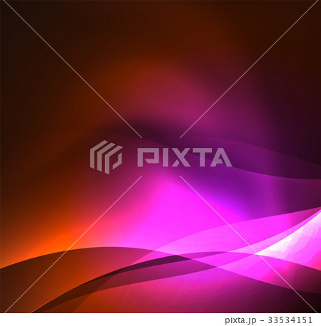 Illuminated neon waves Illuminated neon waves 33534151