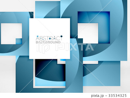 Squares geometric object in light 3d space Squares geometric object in light 3d space 33534325