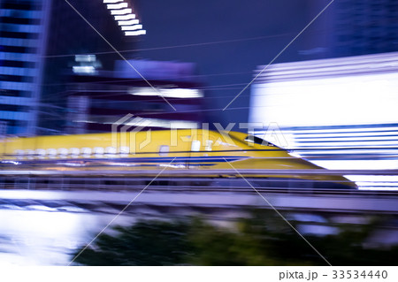 東京夜景、東海道新幹線、ドクターイエロー 33534440
