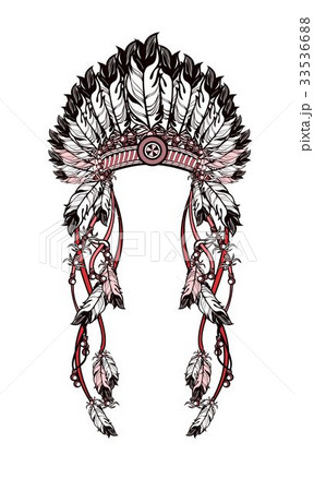 feather headdress Indians 33536688
