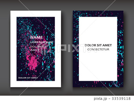Neon Watercolor explosion shape artistic covers Neon Watercolor explosion shape artistic covers 33539118