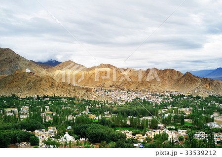Landscape view from Shanti stupa 33539212