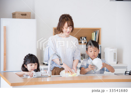 親子　キッチン 33541680
