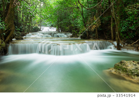 beautiful waterfall in Thailand 33541914