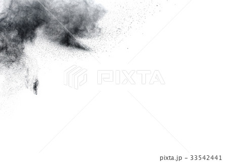 The particles of charcoal splatted 33542441
