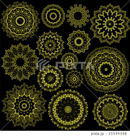 Oriental Geometric Ornament Oriental Geometric Ornament 33544348