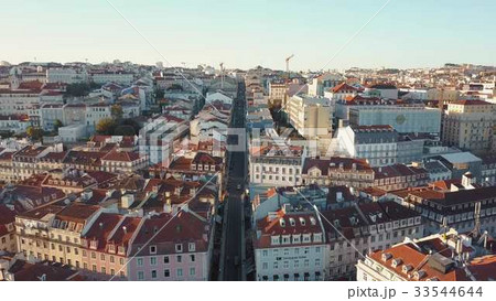Sky view from the charming city of Lisbon and its Sky view from the charming city of Lisbon and its 33544644