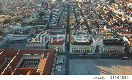 Sky view from the charming city of Lisbon and its 33544650