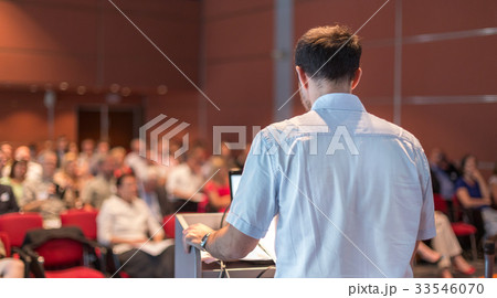 Speaker at Business Conference and Presentation. Speaker at Business Conference and Presentation. 33546070