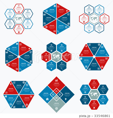 Set with infographics Set with infographics 33546861