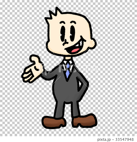 3頭和身體的商人 33547948