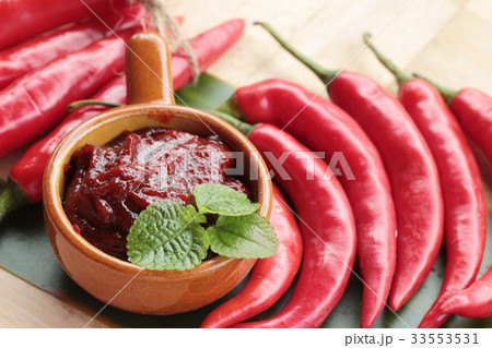 Korean red pepper gochujang for cooking. Korean red pepper gochujang for cooking. 33553531