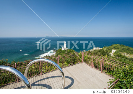 夏の佐田岬 椿山展望台 愛媛県伊方町 夏の佐田岬 椿山展望台 愛媛県伊方町 33554149