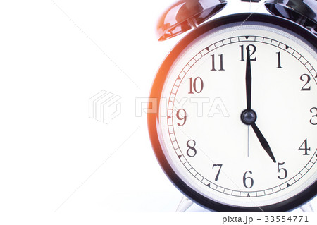 Black retro alarm clock with headphone Black retro alarm clock with headphone 33554771