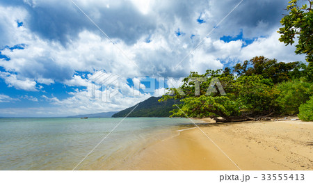 beach in Masoala forest reserve, Madagascar beach in Masoala forest reserve, Madagascar 33555413