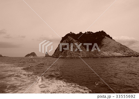 モノトーン 蚊島 セピア 33555692