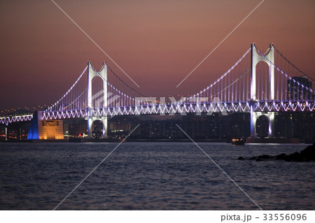 広安大橋 釜山 夜景 33556096
