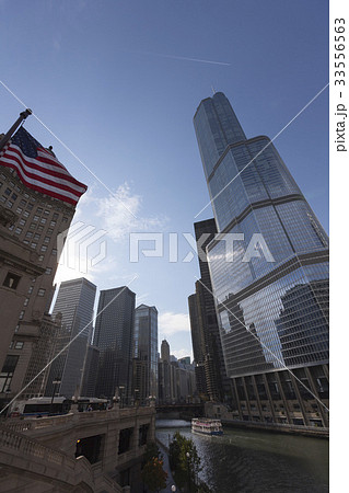 高層ビル 米国 シカゴ 33556563