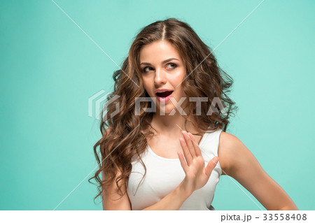 The portrait of disaffected woman 33558408