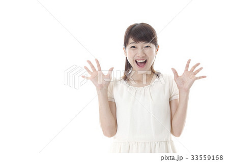 明るい女性イメージ 33559168