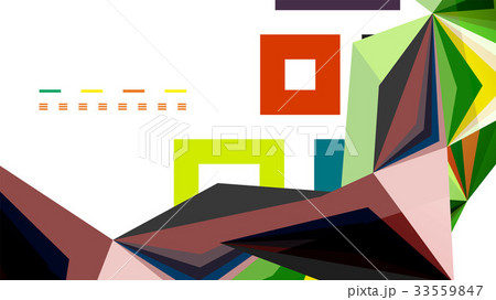 Modern triangle presentation template 33559847