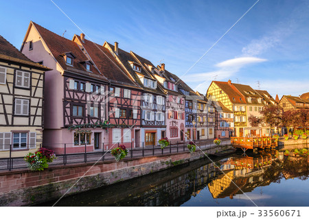 Colmar Half Timber House city skyline, France 33560671