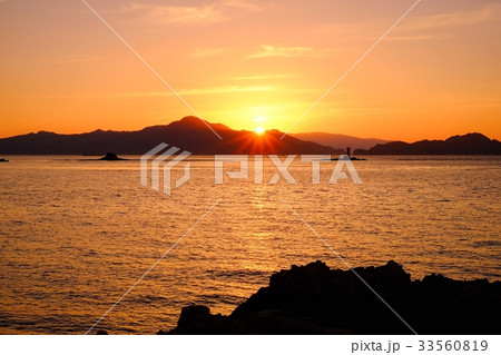 瀬戸内海の夕暮れ 瀬戸内海の夕暮れ 33560819