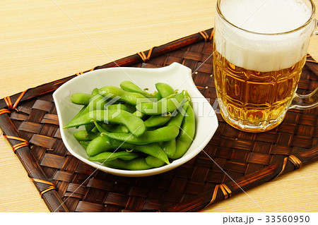 枝豆とビール 33560950