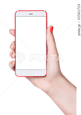 Feminine smartphone in hand Feminine smartphone in hand 33561724