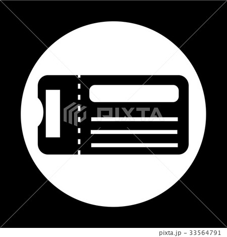 ticket icon illustration design 33564791