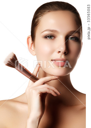 Beauty girl with makeup. Spa woman. Cosmetics Beauty girl with makeup. Spa woman. Cosmetics 33565083