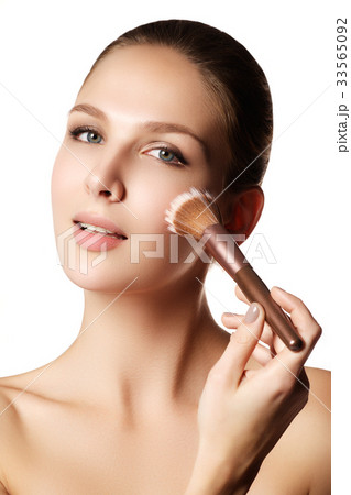 Beauty girl with makeup. Spa woman. Cosmetics Beauty girl with makeup. Spa woman. Cosmetics 33565092