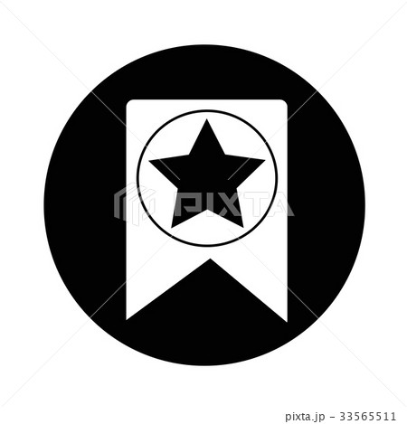 Web Bookmark Ribbon Icon illustration design 33565511
