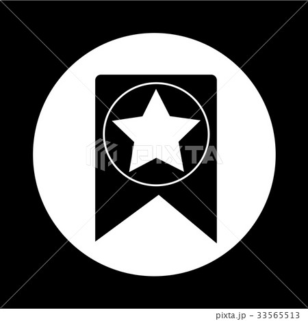 Web Bookmark Ribbon Icon illustration design 33565513
